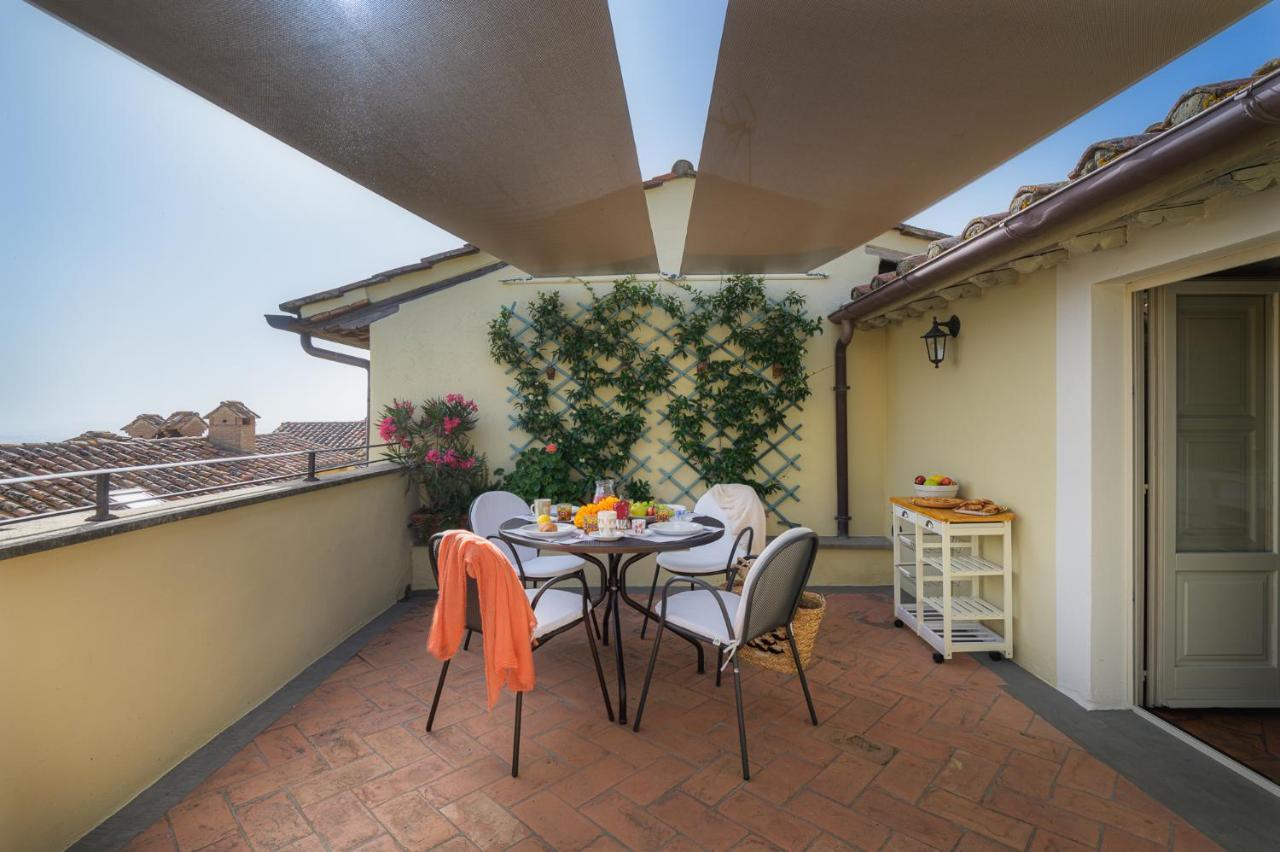 Terrazza Silena, Centro Storico Con Vista Cortona! Appartement Buitenkant foto