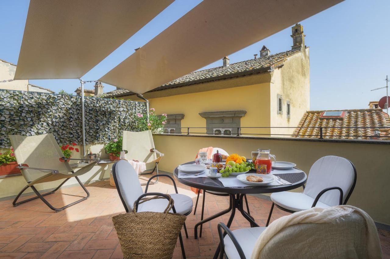 Terrazza Silena, Centro Storico Con Vista Cortona! Appartement Buitenkant foto