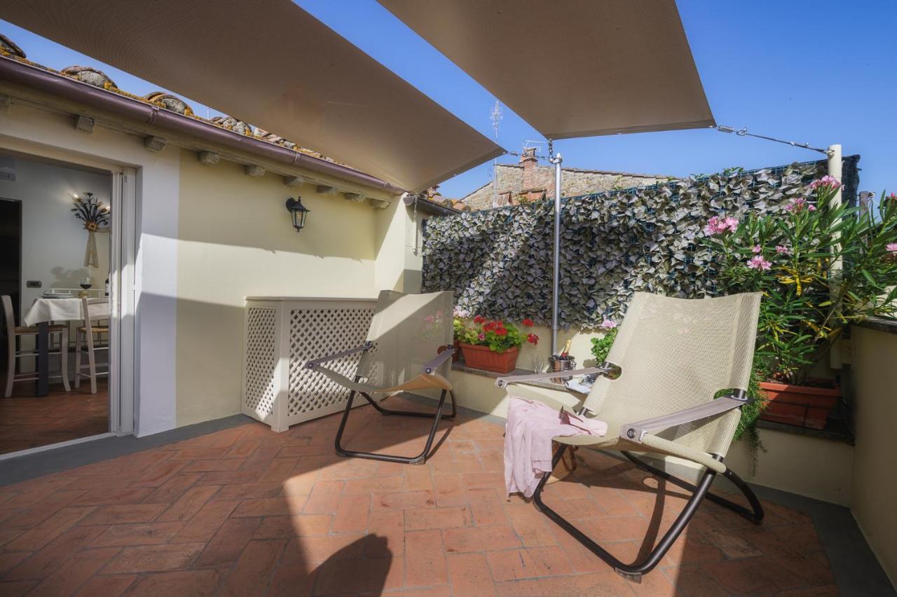 Terrazza Silena, Centro Storico Con Vista Cortona! Appartement Buitenkant foto