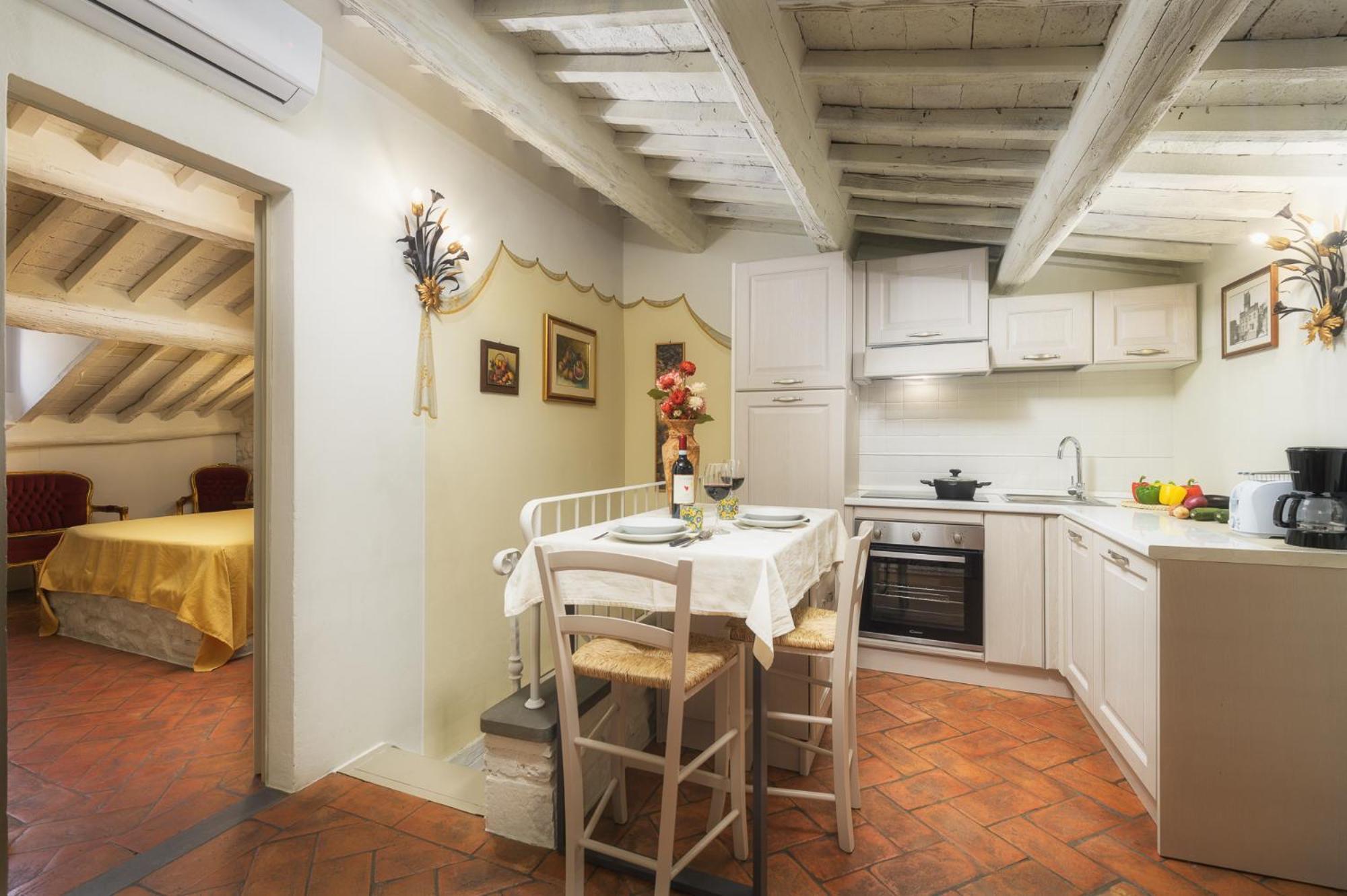 Terrazza Silena, Centro Storico Con Vista Cortona! Appartement Buitenkant foto