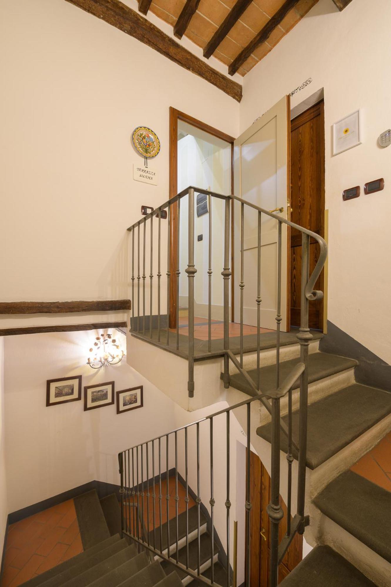 Terrazza Silena, Centro Storico Con Vista Cortona! Appartement Buitenkant foto
